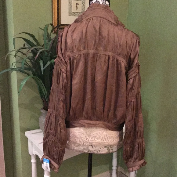 Satin rouched jacket - Picture 4 of 6